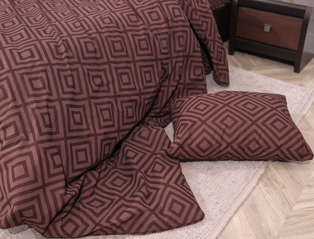 Двоспальний набір постільної білизни 180*220 із Бязі "Gold" №151280 Черешенька™