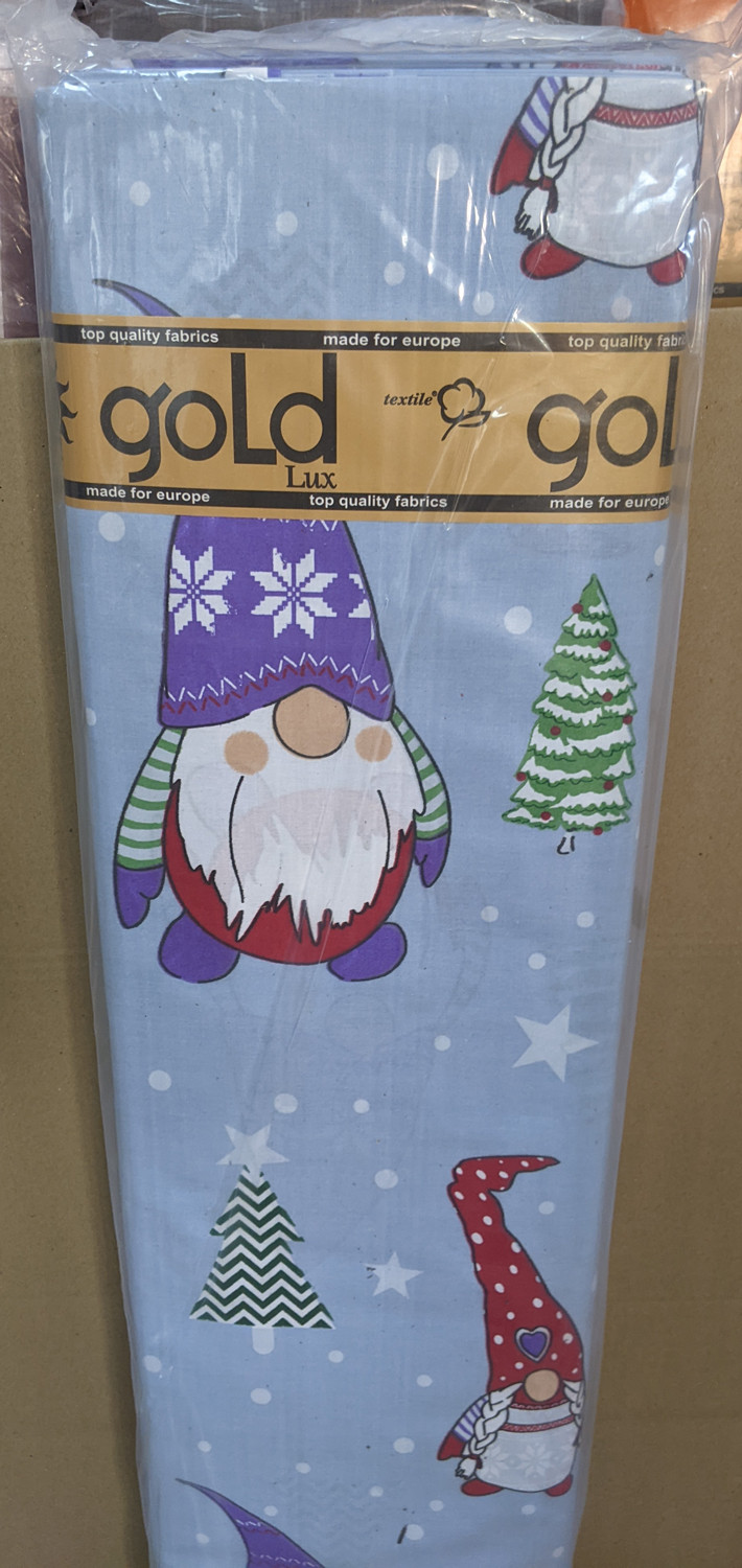 Тканина для постільної білизни Бязь "Gold" Lux GL3481blue