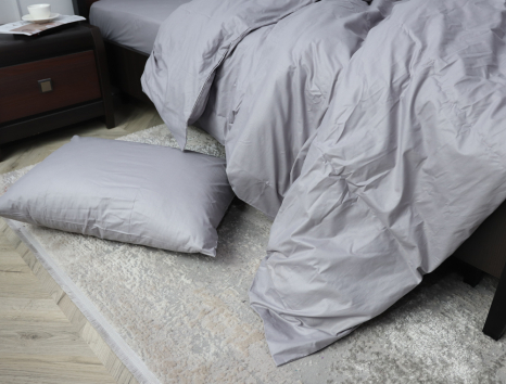 Полуторний набір постільної білизни 150*220 із Сатину №16-3850-ST Черешенка™