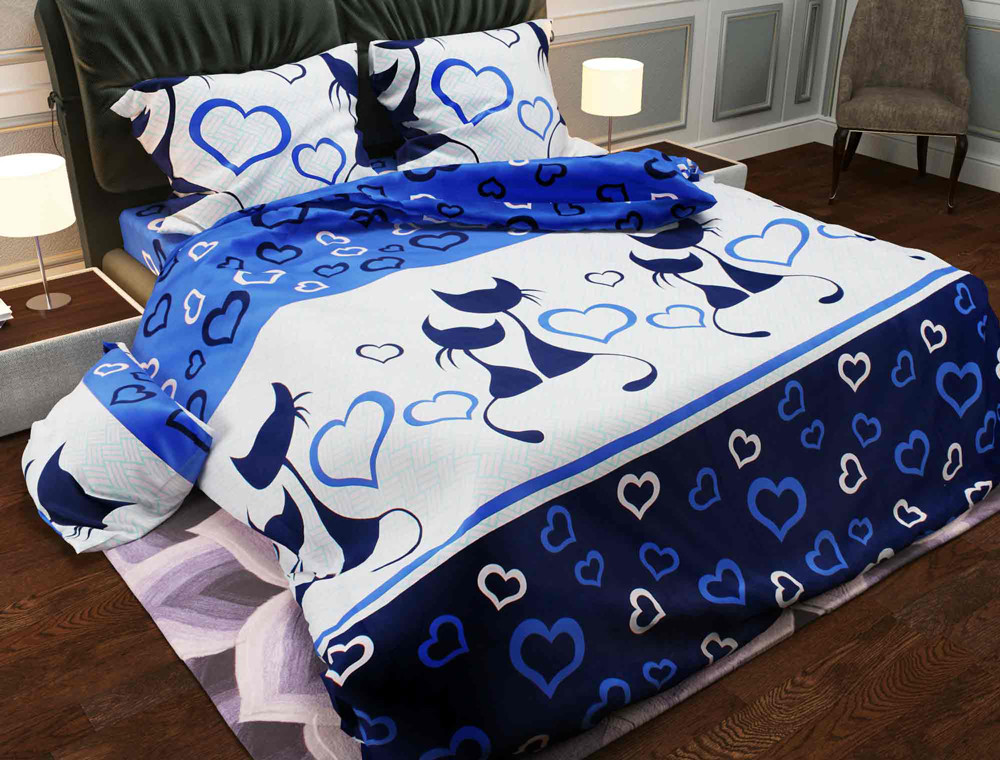 Ткань для постельного белья Бязь "Gold" Lux GL736