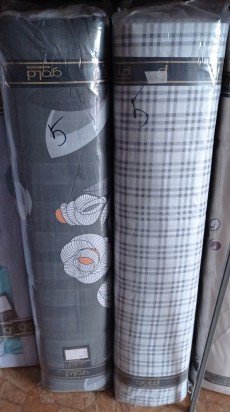 Ткань для постельного белья Бязь "Gold" Lux "Арт розы" GL1499 (A+B) - (50м+50м)