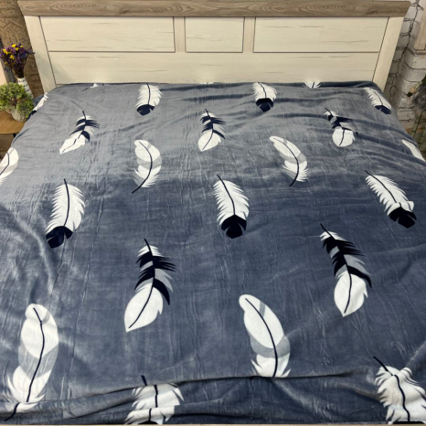 Двоспальний флісовий плед №33101