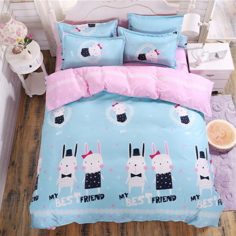 Полуторный набор постельного белья 150*220 из Бязи "Gold" №16158AB Черешенка™