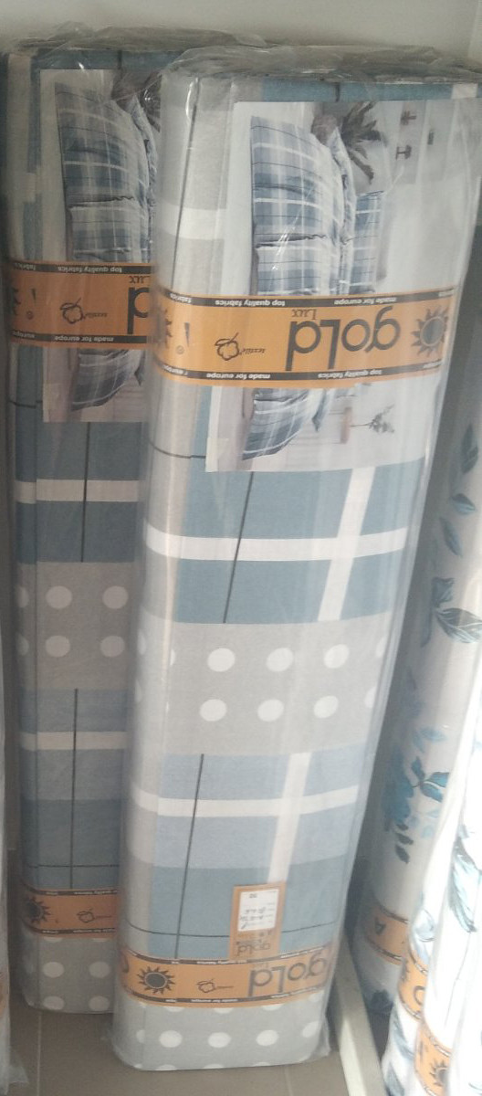 Ткань для постельного белья Бязь "Gold" Lux GL3601blue