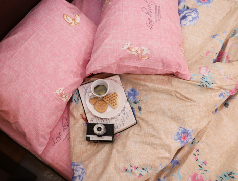 Евро макси набор постельного белья 200*220 из Бязи "Gold" №151477AB Черешенка™