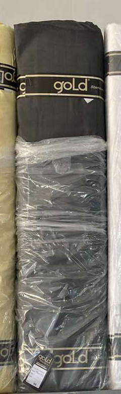 Тканина для постільної білизни Бязь "Gold" Lux однотонна GLdgray (50м)