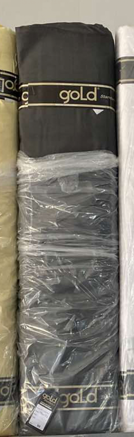 Тканина для постільної білизни Бязь "Gold" Lux однотонна GLdgray (50м)