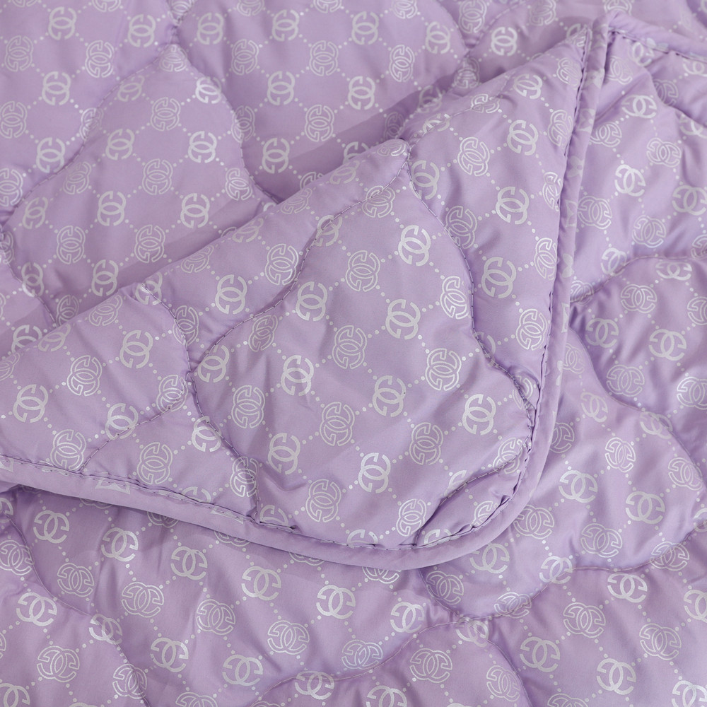 Полуторна літня ковдра мікрофібра/холофайбер №41127