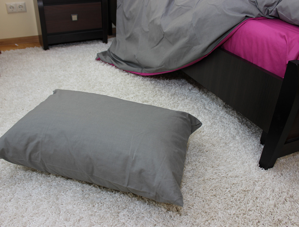 Двоспальний набір однотонної постільної білизни 180*220 із Бязі "Gold" №151724AB Черешенька™