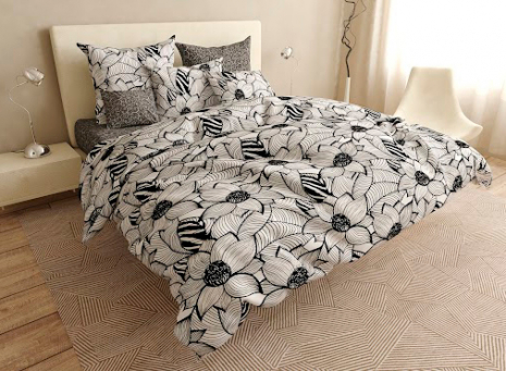 Ткань для постельного белья Сатин S-174 (A+B) - (60м+60м)