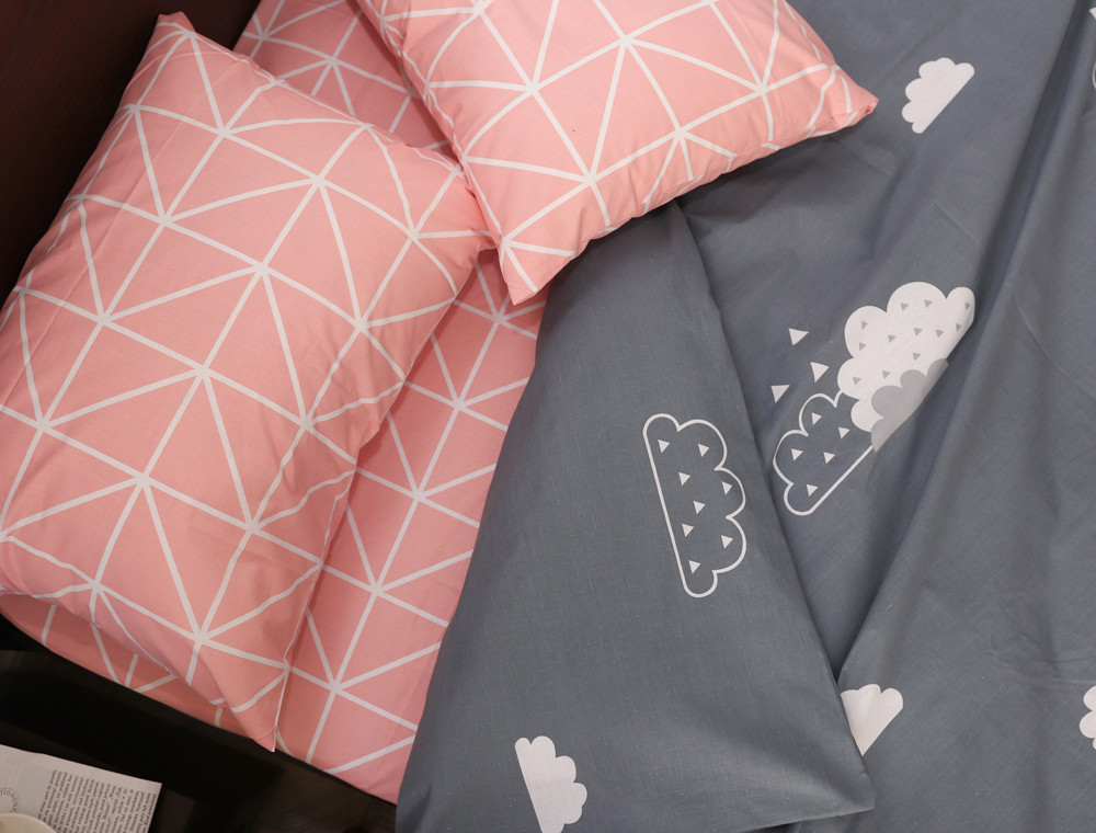 Семейный набор хлопкового постельного белья из Бязи "Gold" №157235AB Черешенка™