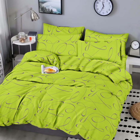 Ткань для постельного белья Бязь "Gold" Lux GL4047GREEN