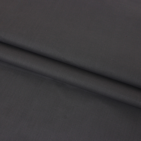 Тканина для постільної білизни Бязь "Gold" Lux однотонна GLdarkgrayG (50м)