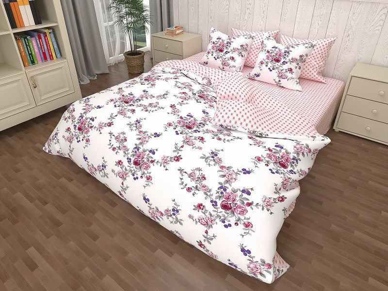 Ткань для постельного белья Бязь "Gold" Lux GL1604 (A+B) - (50м+50м)