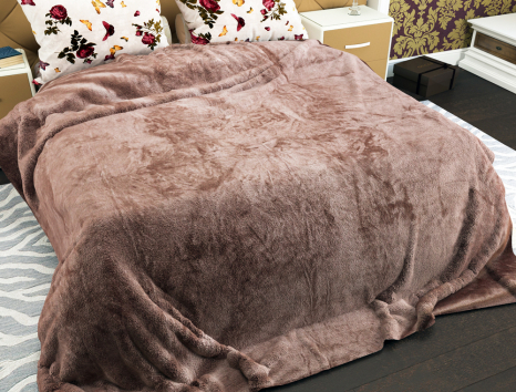 Двоспальний флісовий плед №33743