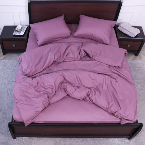 Полуторний набір постільної білизни 150*220 із мікрофібри №202317 Черешенька™