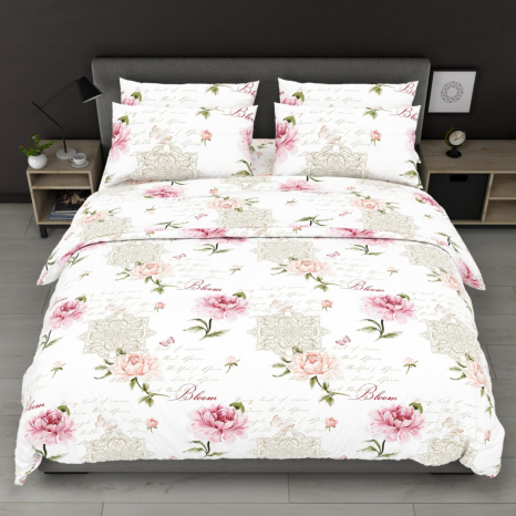 Тканина для постільної білизни Бязь "Gold" Lux GL8365