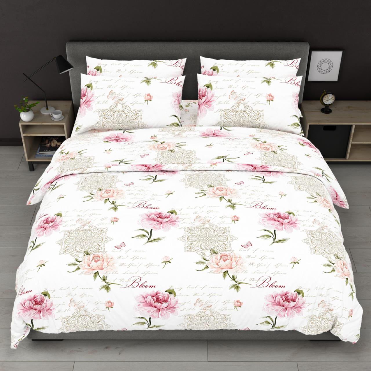 Тканина для постільної білизни Бязь "Gold" Lux GL8365