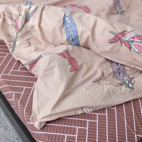Семейный набор хлопкового постельного белья из Бязи "Gold" №157860AB Черешенка™