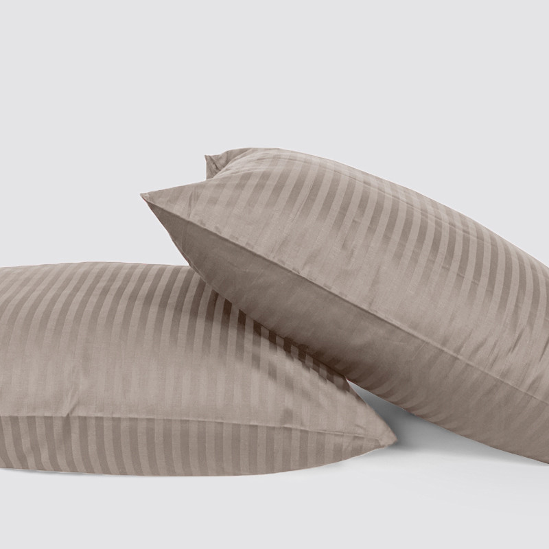 Сімейний набір постільної білизни з Страйп Сатину №540906