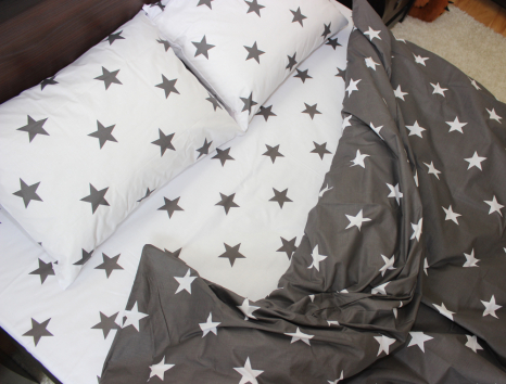 Сімейний набір постільної білизни із Бязі "Gold" №151316AB Черешенка™