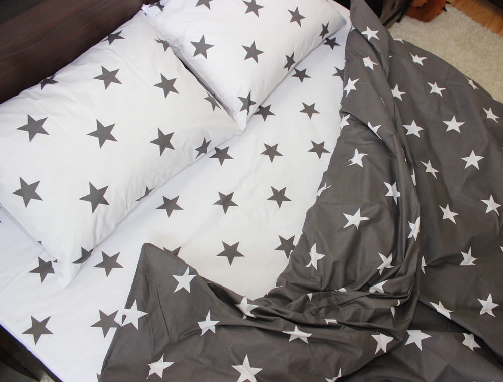 Сімейний набір постільної білизни із Бязі "Gold" №151316AB Черешенка™