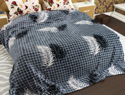 Двоспальний флісовий плед №33481