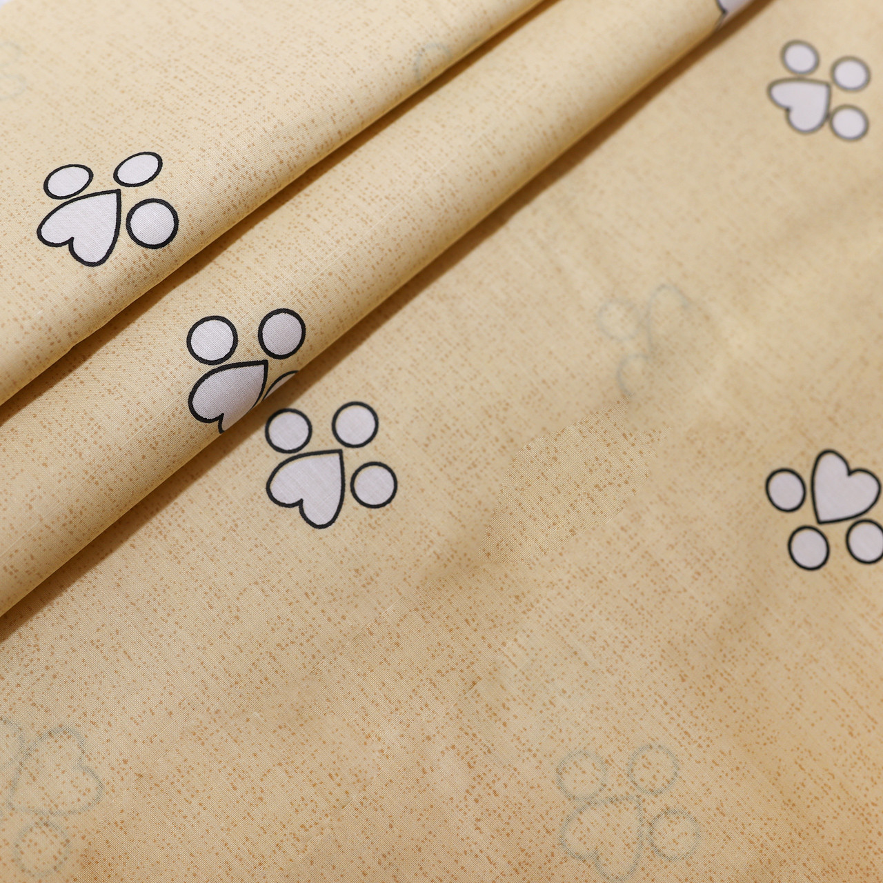 Тканина для постільної білизни Бязь "Gold" Lux "Ти посміхаєшся" GL4213 (A+B) - (50м+50м)