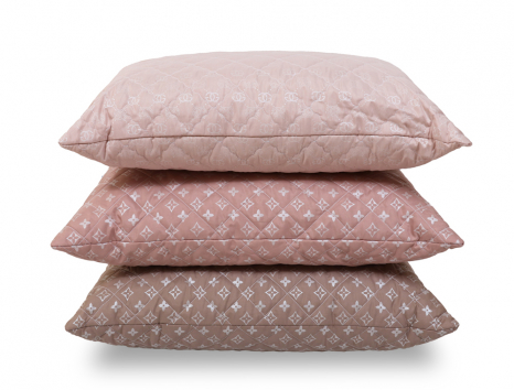 Подушка стьобана на блискавці 50*70 мікрофібра/холлофайбер №5070-3