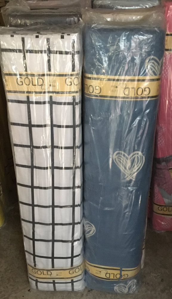 Тканина для постільної білизни Бязь "Gold" Lux "Намальоване серце" GL1560 (A+B) - (50м+50м)