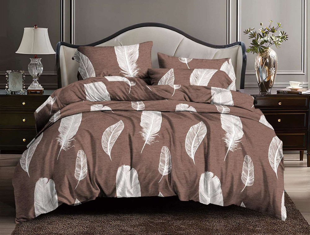 Полуторний набір постільної білизни 150*220 із полікотону №20039 Черешенька™