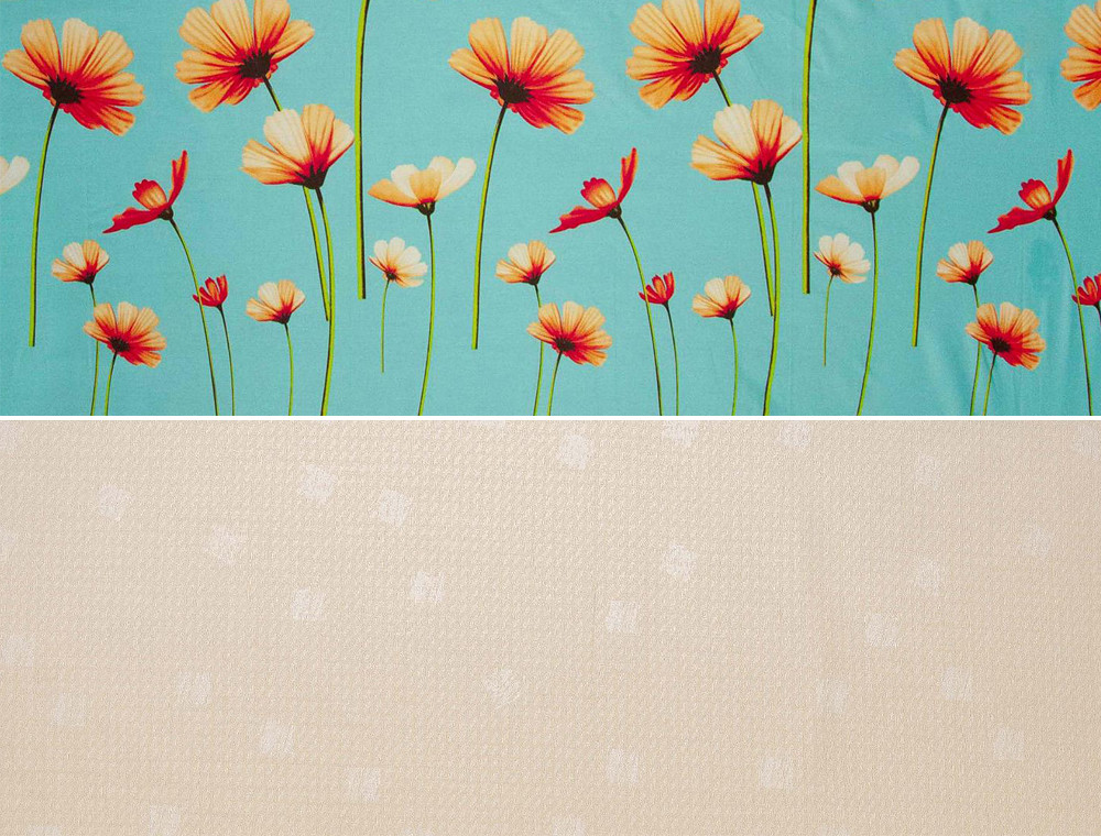 Ткань для постельного белья Сатин S-173 (A+B) - (60м+60м)