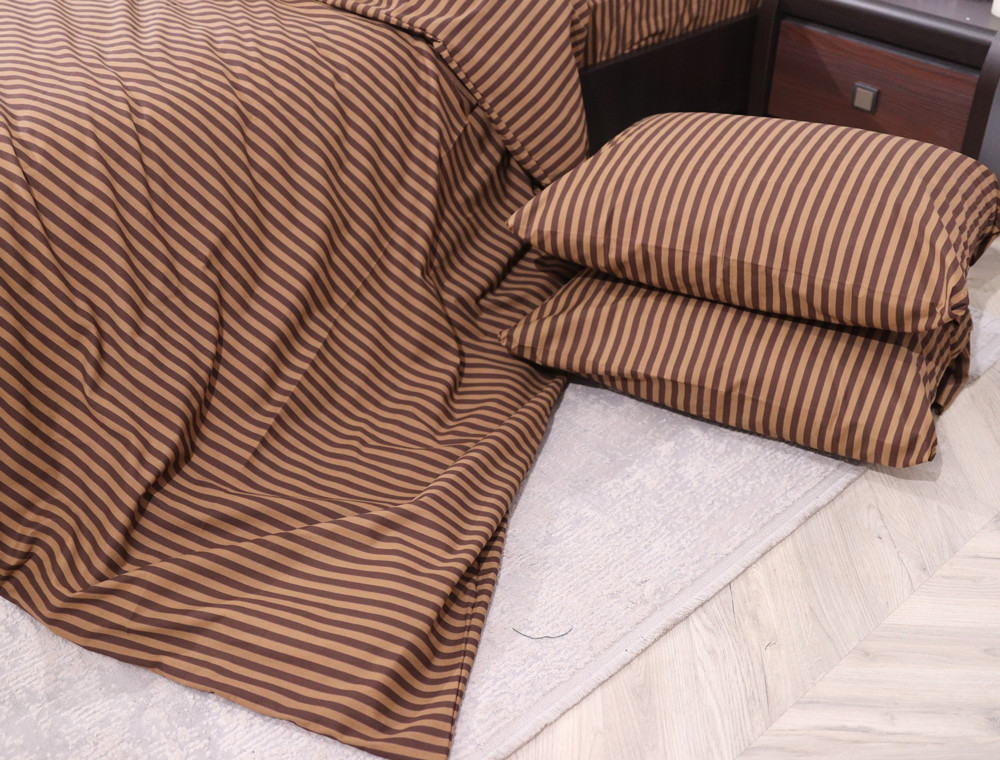 Двоспальний набір однотонної постільної білизни 180*220 із Бязі "Gold" №1509051 Черешенка™