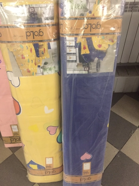 Ткань для постельного белья Бязь "Gold" Lux "Крылья любви" GL1610 (A+B) - (50м+50м)