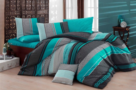 Полуторный набор постельного белья 150*220 из Бязи "Gold" №157447AB Черешенка™