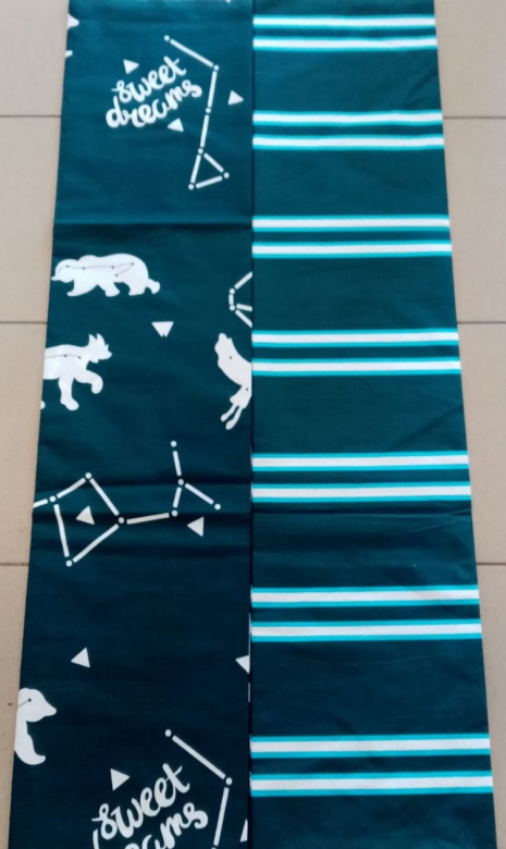 Тканина для постільної білизни Бязь "Gold" Lux "Солодкі сни. Зодіак" GL1558 (A+B) - (50м+50м)