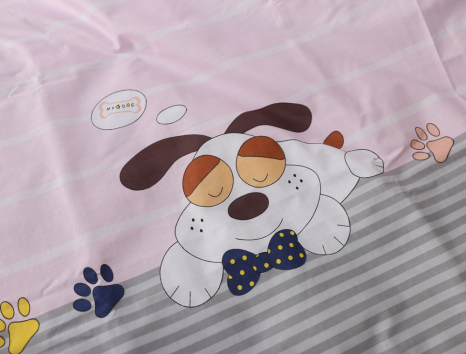 Полуторний набір постільної білизни 150*220 із Бязі "Gold" №167624 Черешенка™