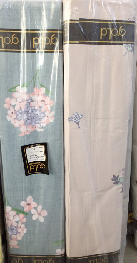 Ткань для постельного белья Бязь "Gold" Lux "Вишня в цвету GL1475 (A+B) - (50м+50м)