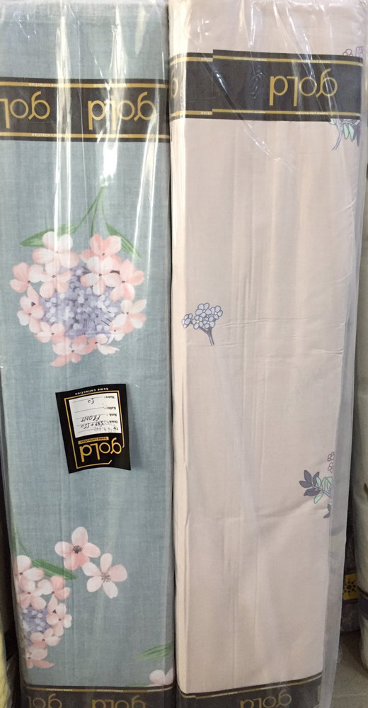 Ткань для постельного белья Бязь "Gold" Lux "Вишня в цвету GL1475 (A+B) - (50м+50м)