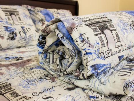 Полуторний набір постільної білизни 150*220 із Бязі "Gold" №1523147 Черешенка™