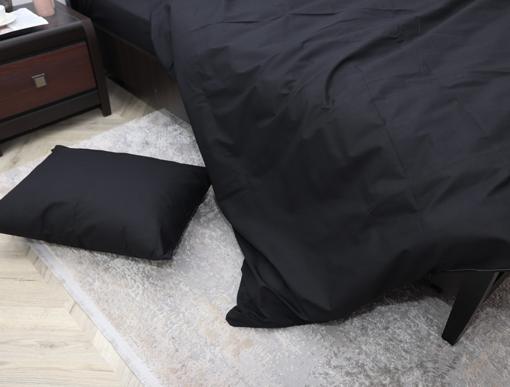 Сімейний набір однотонної постільної білизни із Бязі "Gold" №155524 Черешенка™