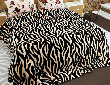 Двоспальний флісовий плед №33354