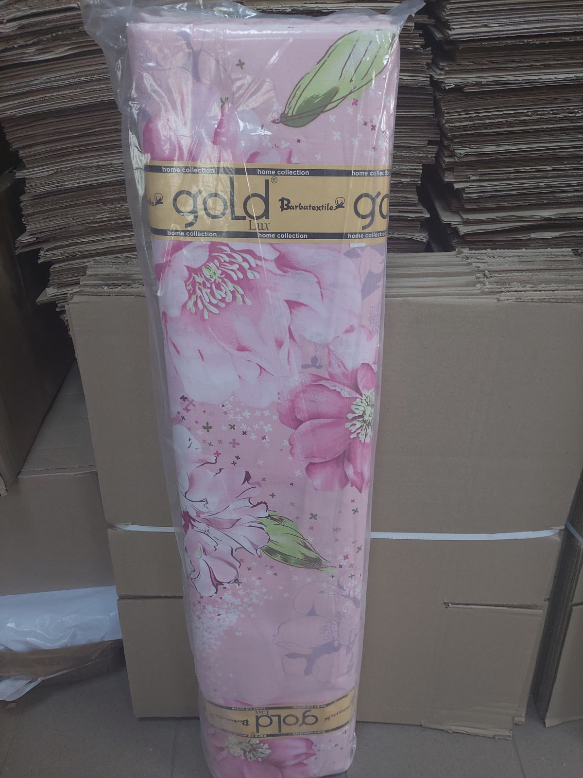 Ткань для постельного белья Бязь "Gold" Lux GL9678pink