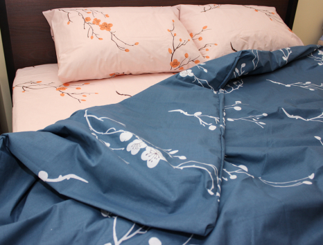 Сімейний набір постільної білизни із Ранфорсу №181990AB Черешенка™