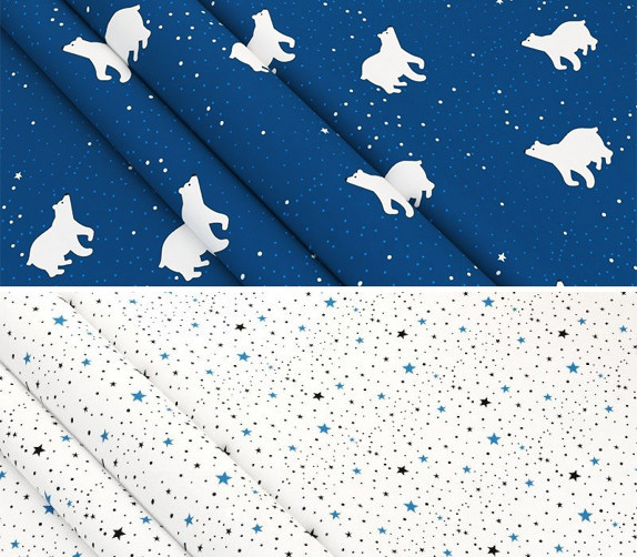 Ткань для постельного белья Ранфорс R-3386 (A+B) - (50м+50м)