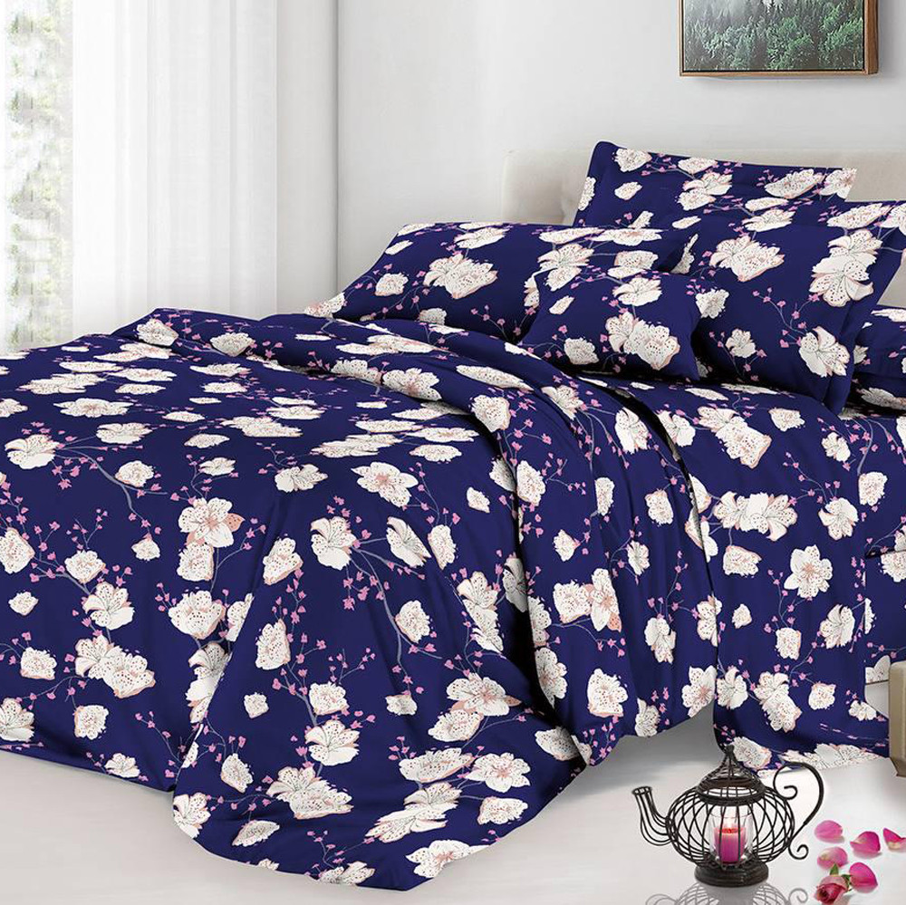 Євро набір постільної білизни 200*220 із полікотону №204506 Черешенька™