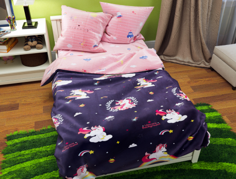 Дитячий комплект з Бязі "Gold" №164568AB Черешенка™