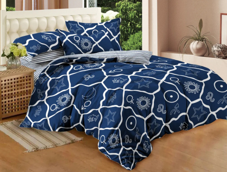 Ткань для постельного белья Сатин S44-3 (A+B) - (60м+60м)