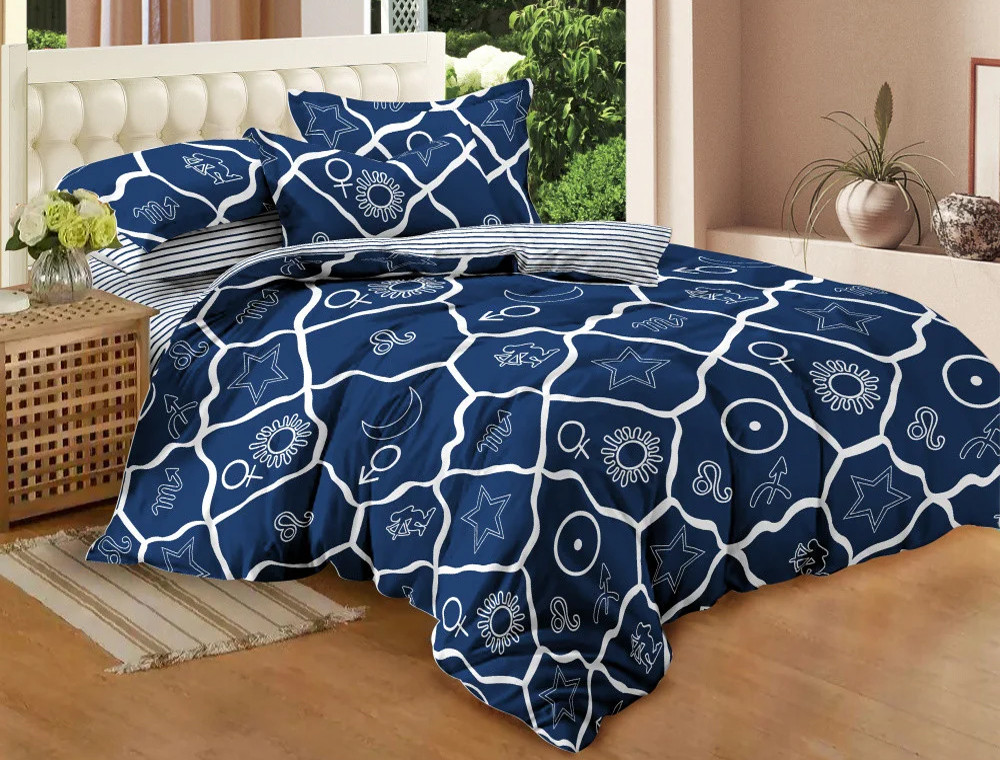 Ткань для постельного белья Сатин S44-3 (A+B) - (60м+60м)