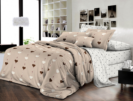 Ткань для постельного белья Ранфорс R-XZ1261 (A+B) - (60м+60м)